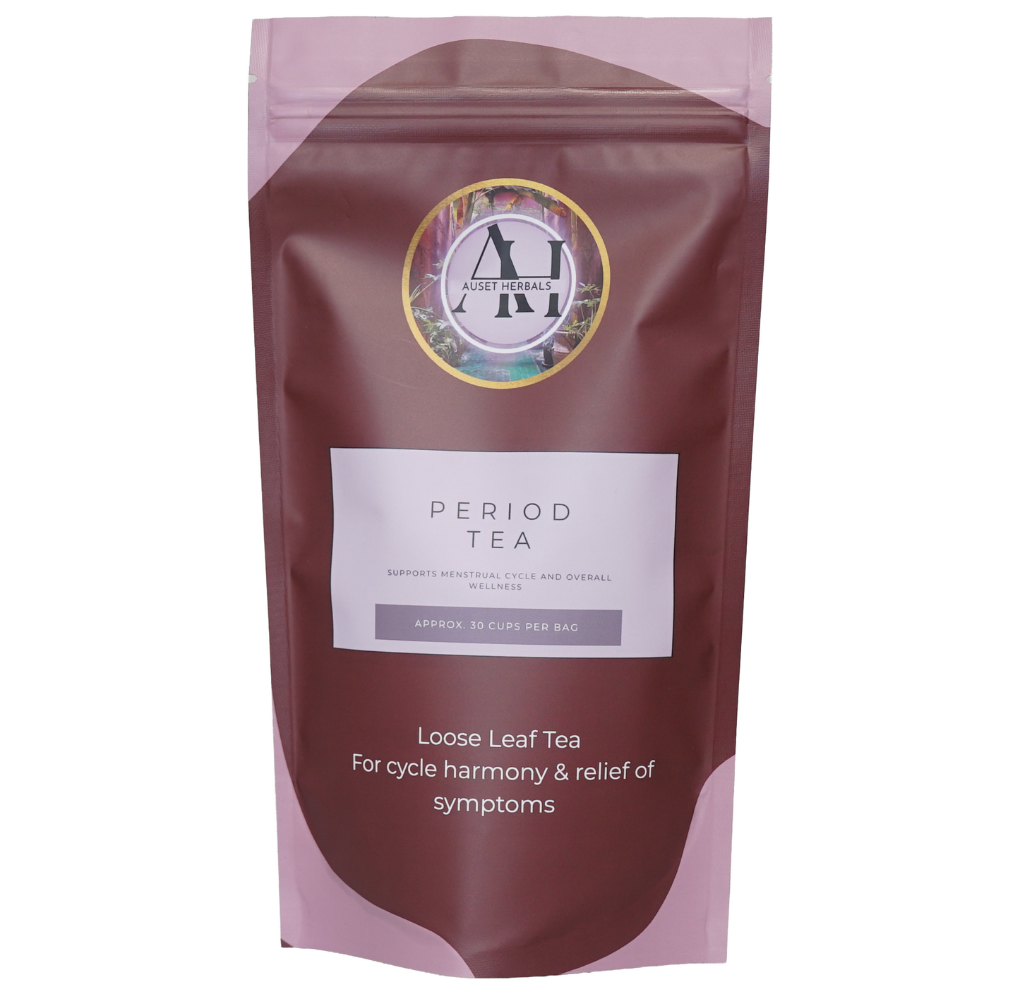 Period Tea Loose Leaf Organic Herbal Blend with Red Raspberry Leaf, Chamomile, Rosehip & Nettle, USDA Certified Organic Ingredients for Menstrual Cycle Support, Period Comfort & Cycle Harmony